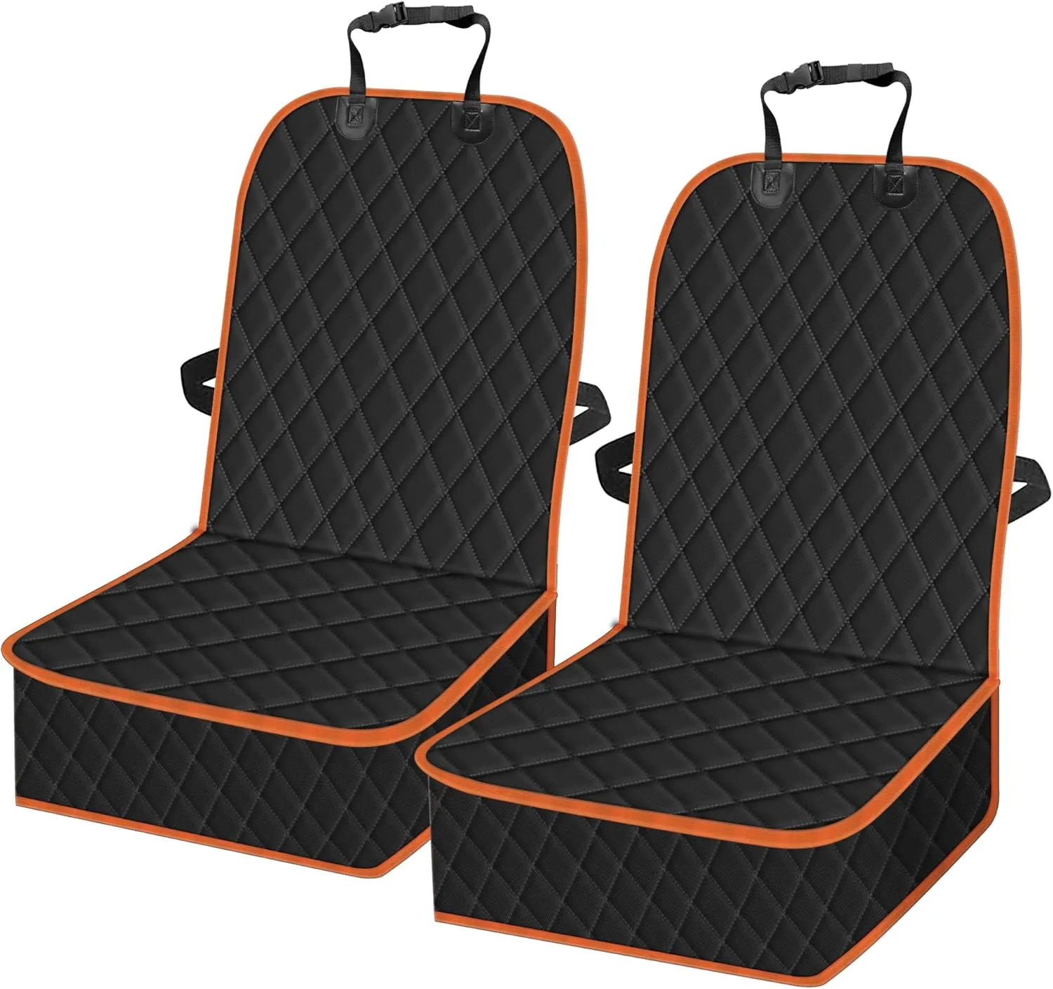 2 Packs Car Front Seat Cover for Dogs, Waterproof Pet Car Seat Protector, Nonslip Scratch-Proof Dog Seat Cover for Cars, Trucks & SUVs