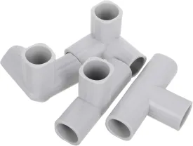 4pcs Connector Kit for Playpen Easy Install Shaped Joint Parts Compatible Playpen Models Versatile for Boys and Girls Play and Safety Barriers