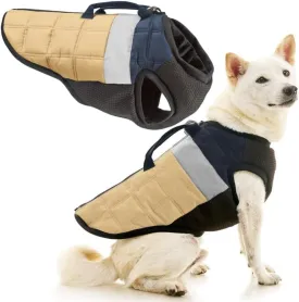 Gooby Bomber Vest Lift, Tan, Large
