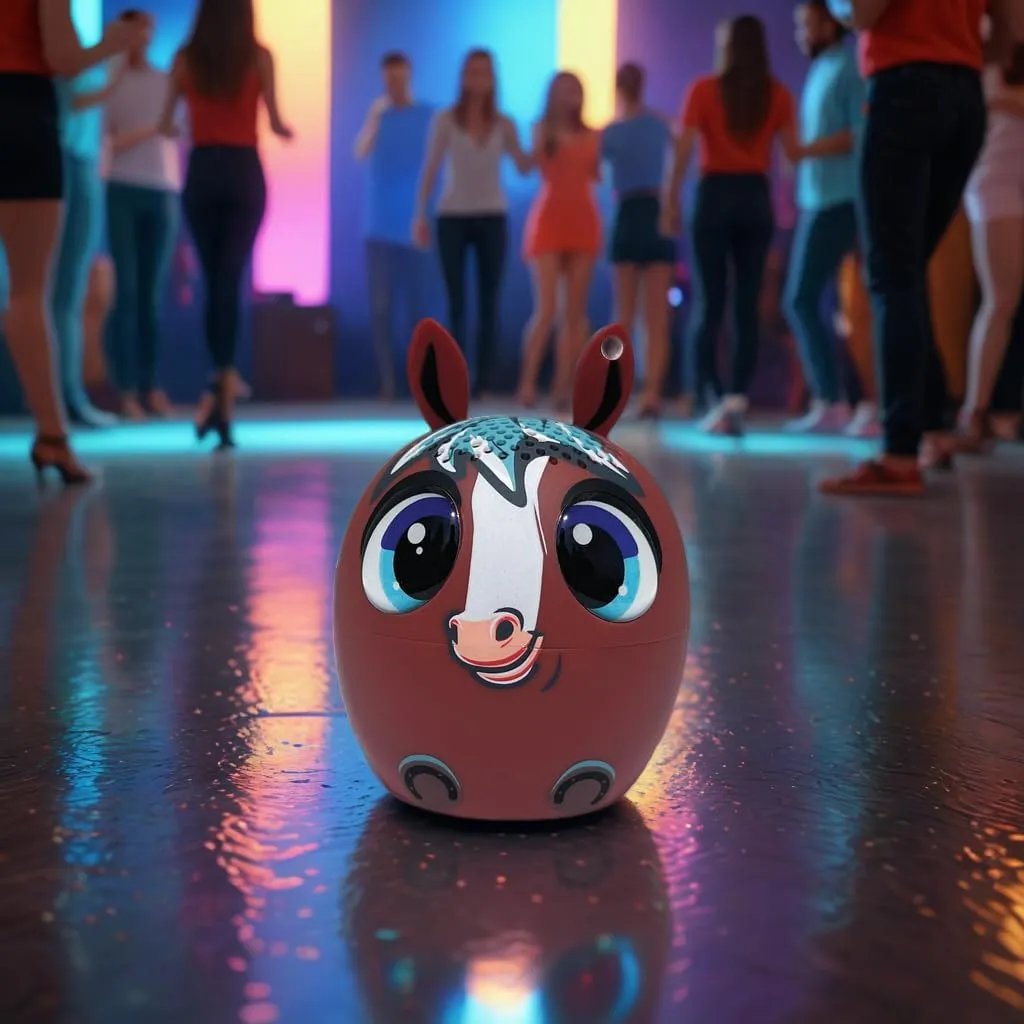 My Audio Pet Horse Mini Bluetooth Speaker for All Ages - True Wireless Stereo Your Portable Symphony for On-The-Go Sonic Bliss! Powerful Rich Room-Filling Sound (Giddy Up Groove)