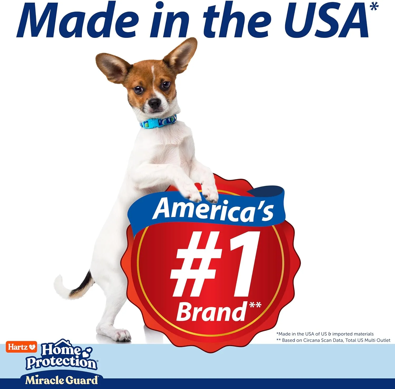 New! Hartz Home Protection Miracle Guard USA Made Dog Pads, Regular Size 50 Count, 3X Absorbency & 3X Longer use, Won't Leak and Odor Eliminating