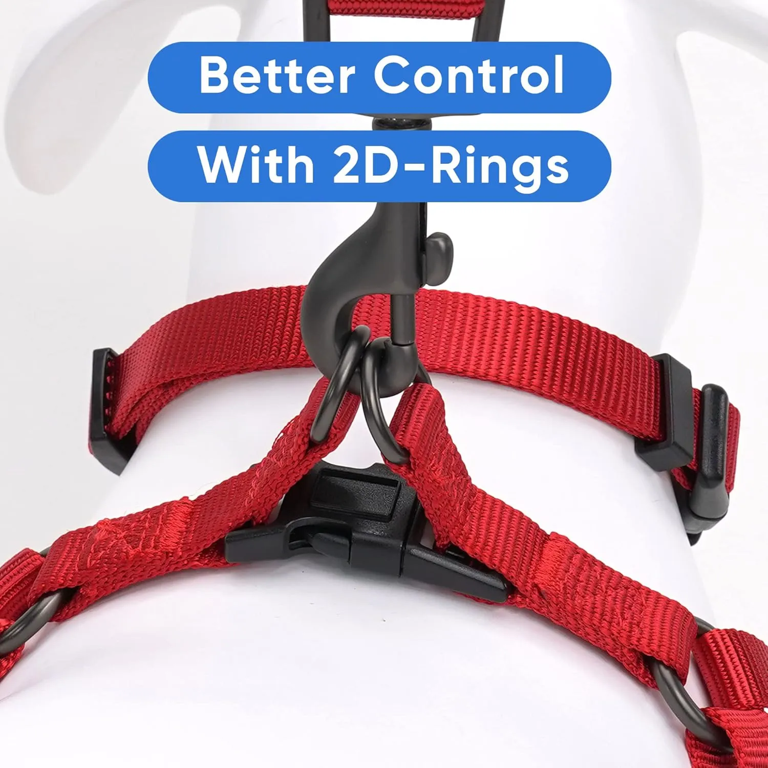 Pawtitas Solid Color Step in Dog Harness or Vest Harness Dog Training Walking of Your Puppy Harness Small Dog Harness Red Dog Harness