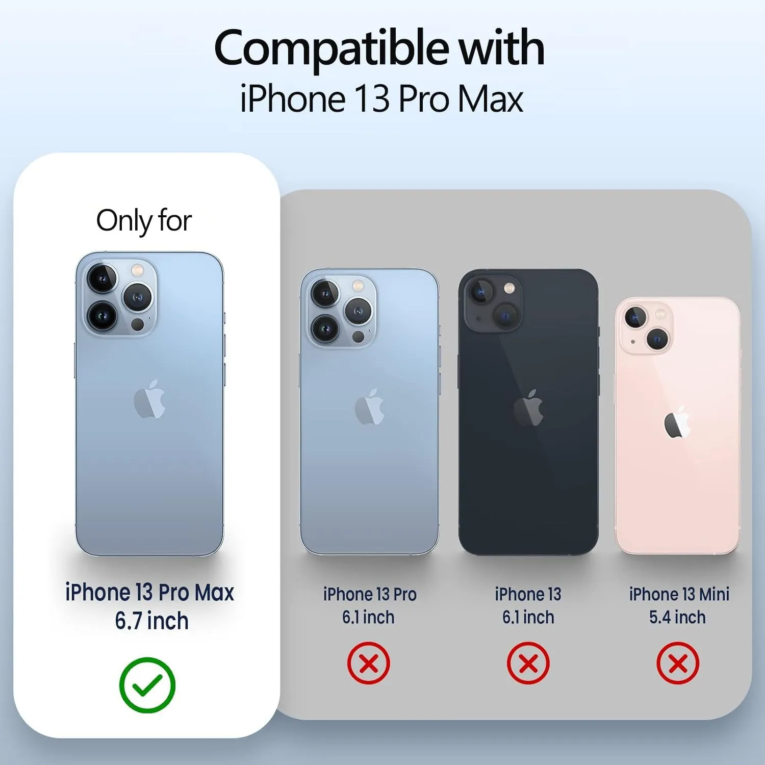 Weycolor for iPhone 13 Pro Max Case Slide Camera Cover HD Screen Protector Heavy Duty Military Grade Shockproof Magnetic Ring Holder Kickstand Phone Case for iPhone 13 Pro Max,Black